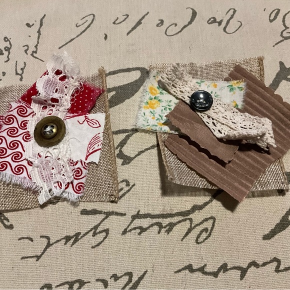 2 Clusters / Slow Stitch  Snippets / Junk Journal Ephemera - Picture 2 of 7